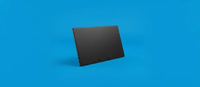 YODOIT black device on blue background — portable monitor category