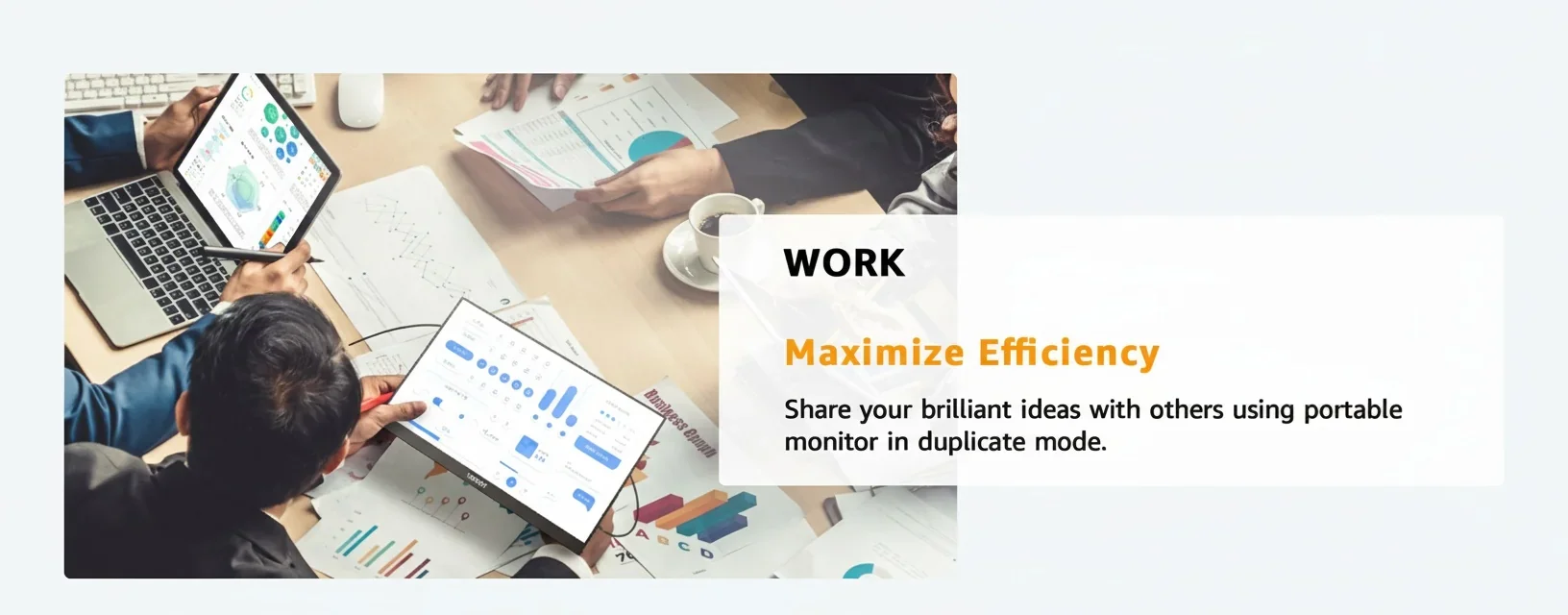 YODOIT portable monitor enabling office collaboration